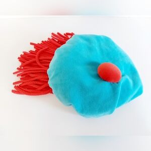 JoJo's Circus Hat/Wig size youth xsmall‎ 4-5 Disney Halloween Costume Clown